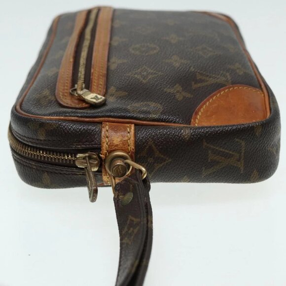 LOUIS VUITTON Monogram Marly Dragonne GM Clutch Bag M51825 LV Auth 87186 - Picture 12 of 16